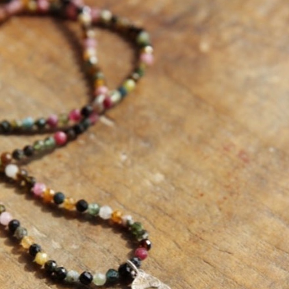 JAI STYLE Tourmaline Gemstone Necklace